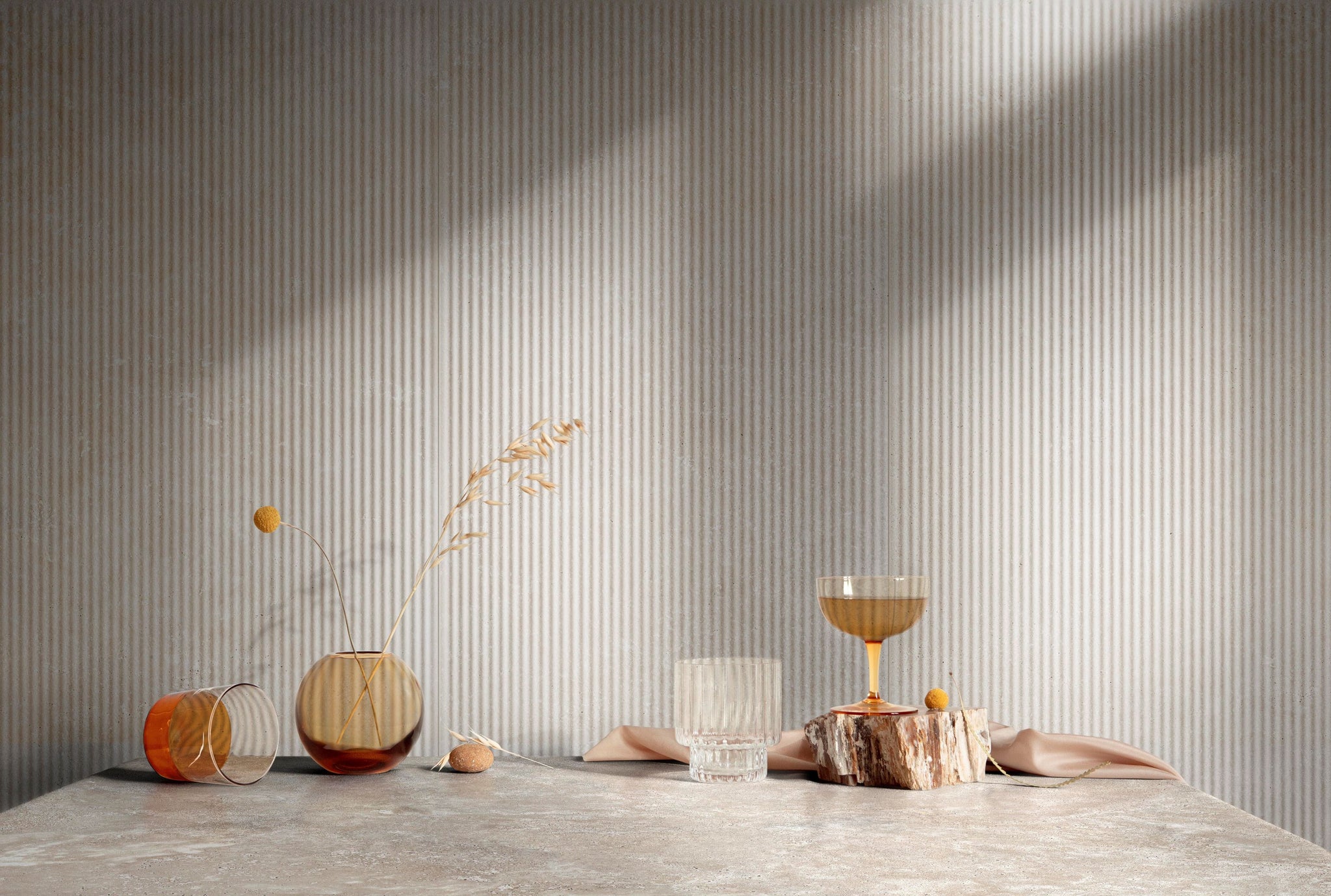 Travertine Veincut Canetto 3D Deco