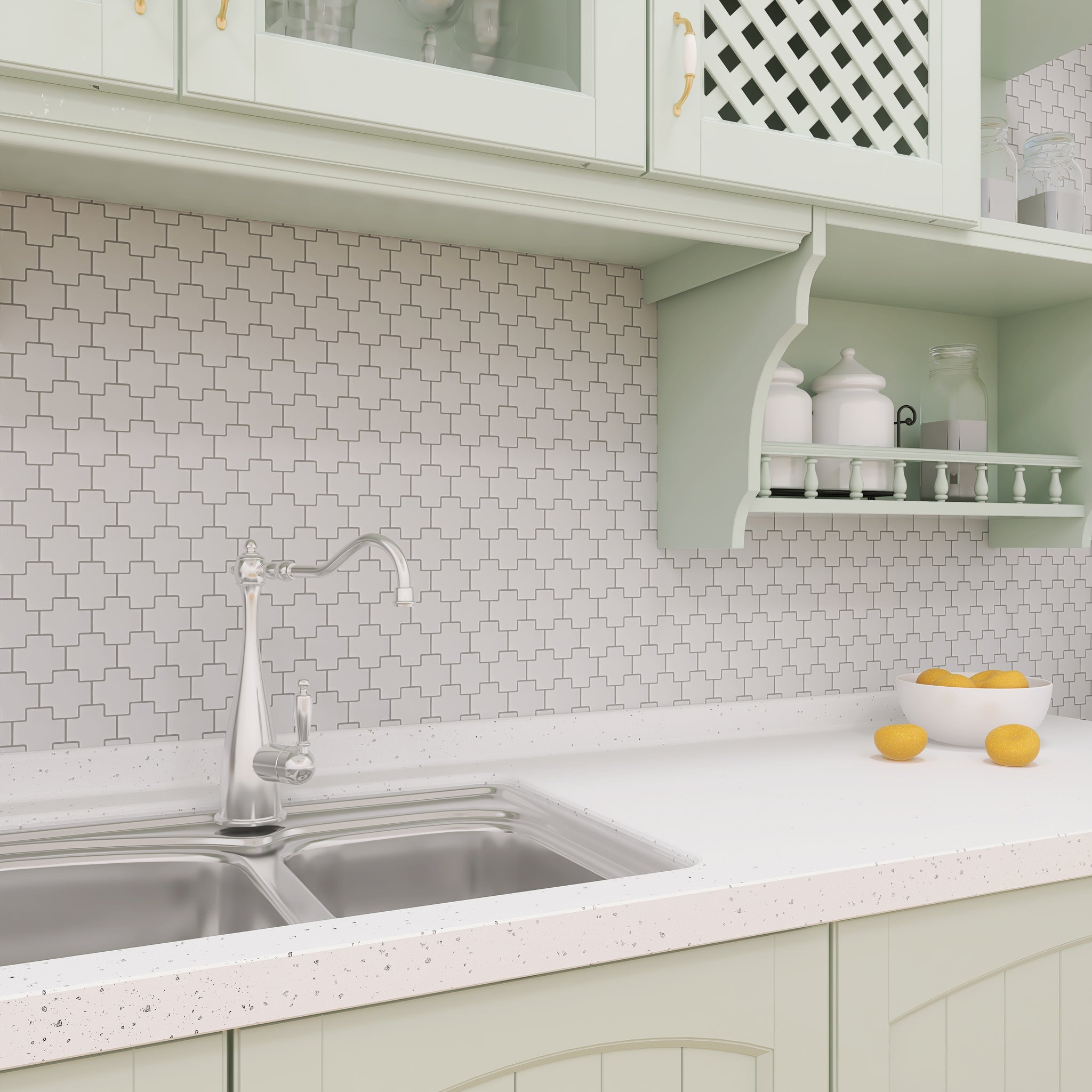 Shapes Cross Mosaics