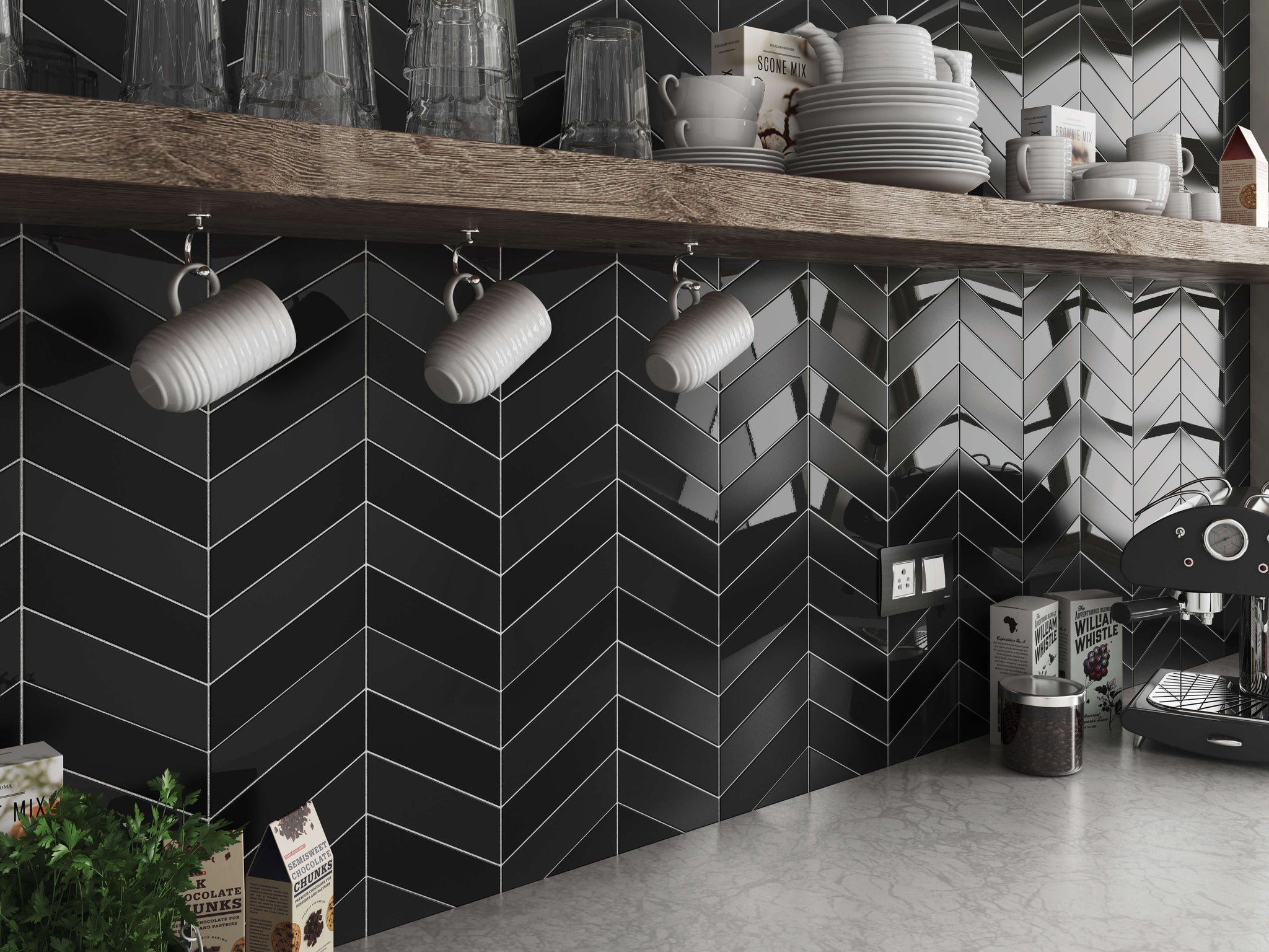 Shapes Chevron Mosaics