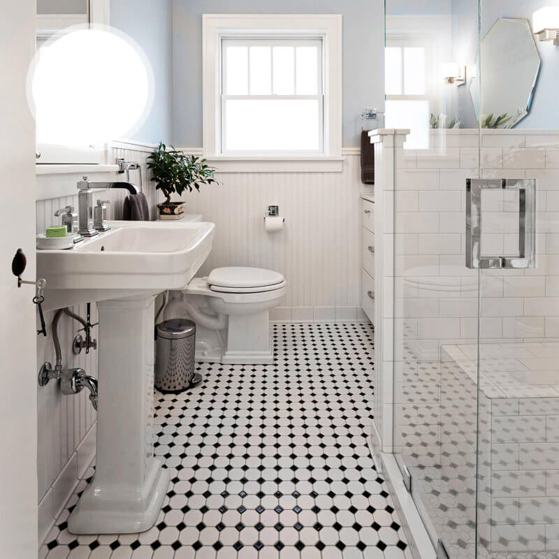 Porcelain Glazed Octagon Mosaics