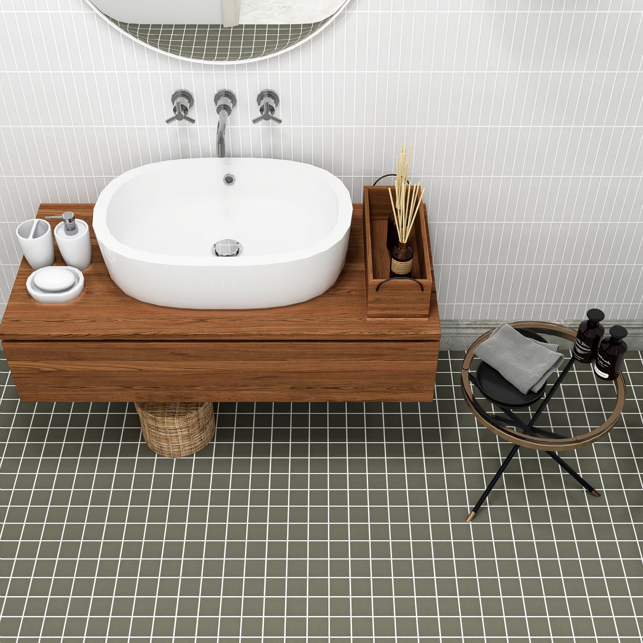 Solids Square Mosaics