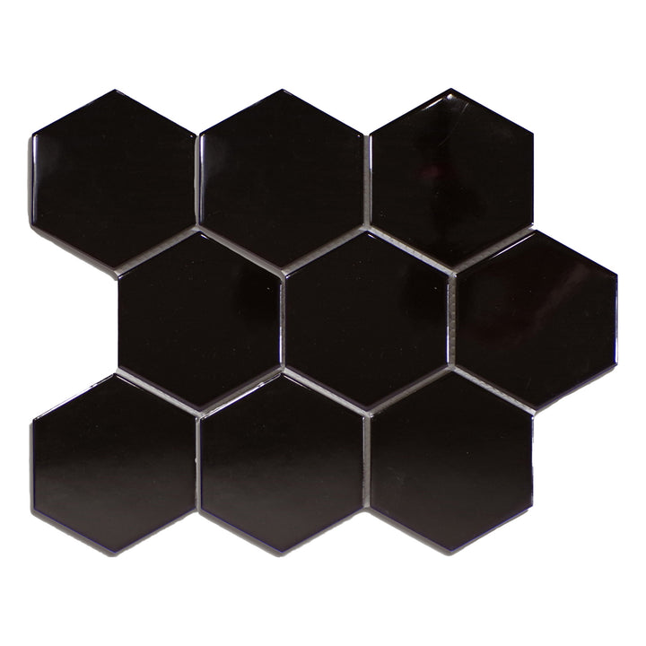 Porcelain Glazed Hex Mosaics