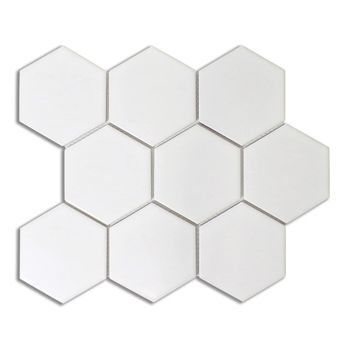 Porcelain Glazed Hex Mosaics
