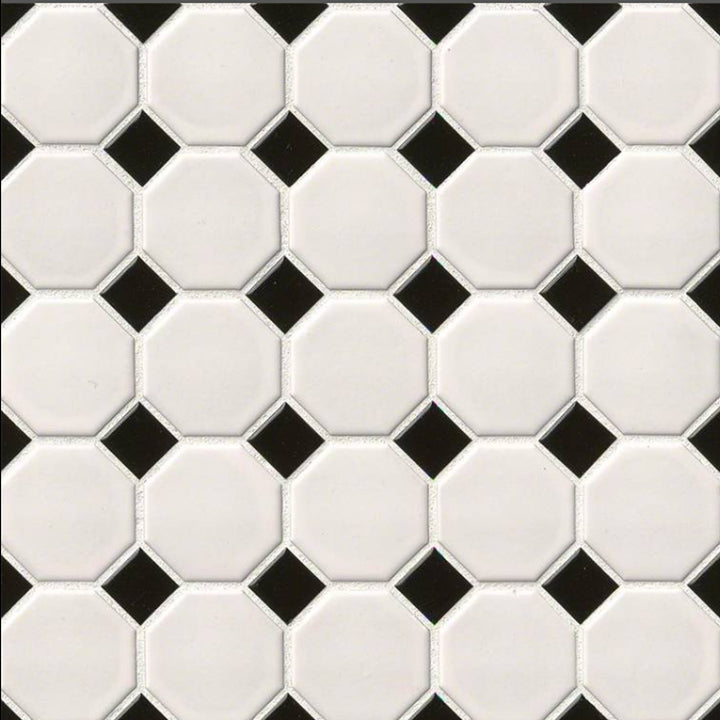 Porcelain Glazed Octagon Mosaics