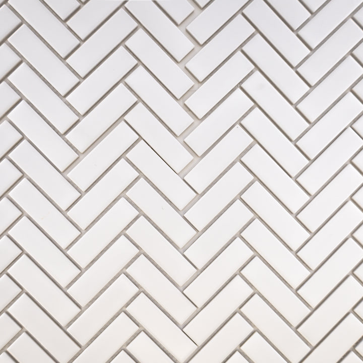 Porcelain Glazed Herringbone Mosaics