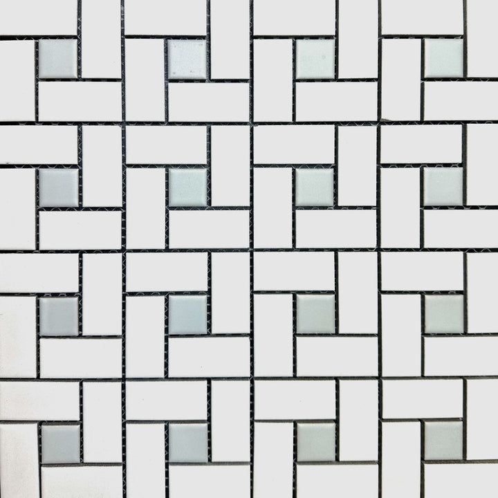 Porcelain Glazed Pinwheel Mosaics