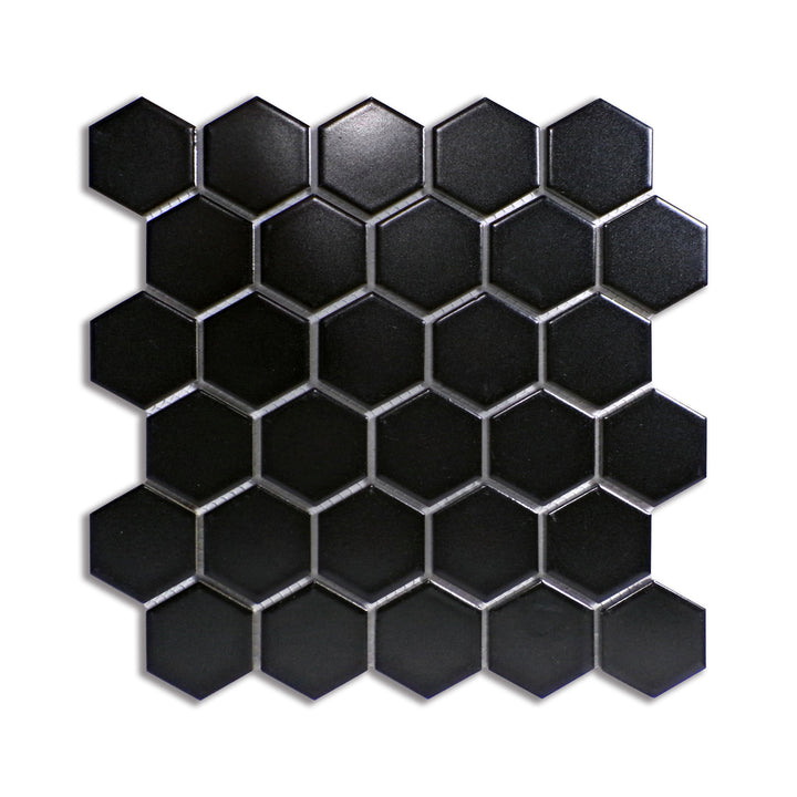Porcelain Glazed Hex Mosaics