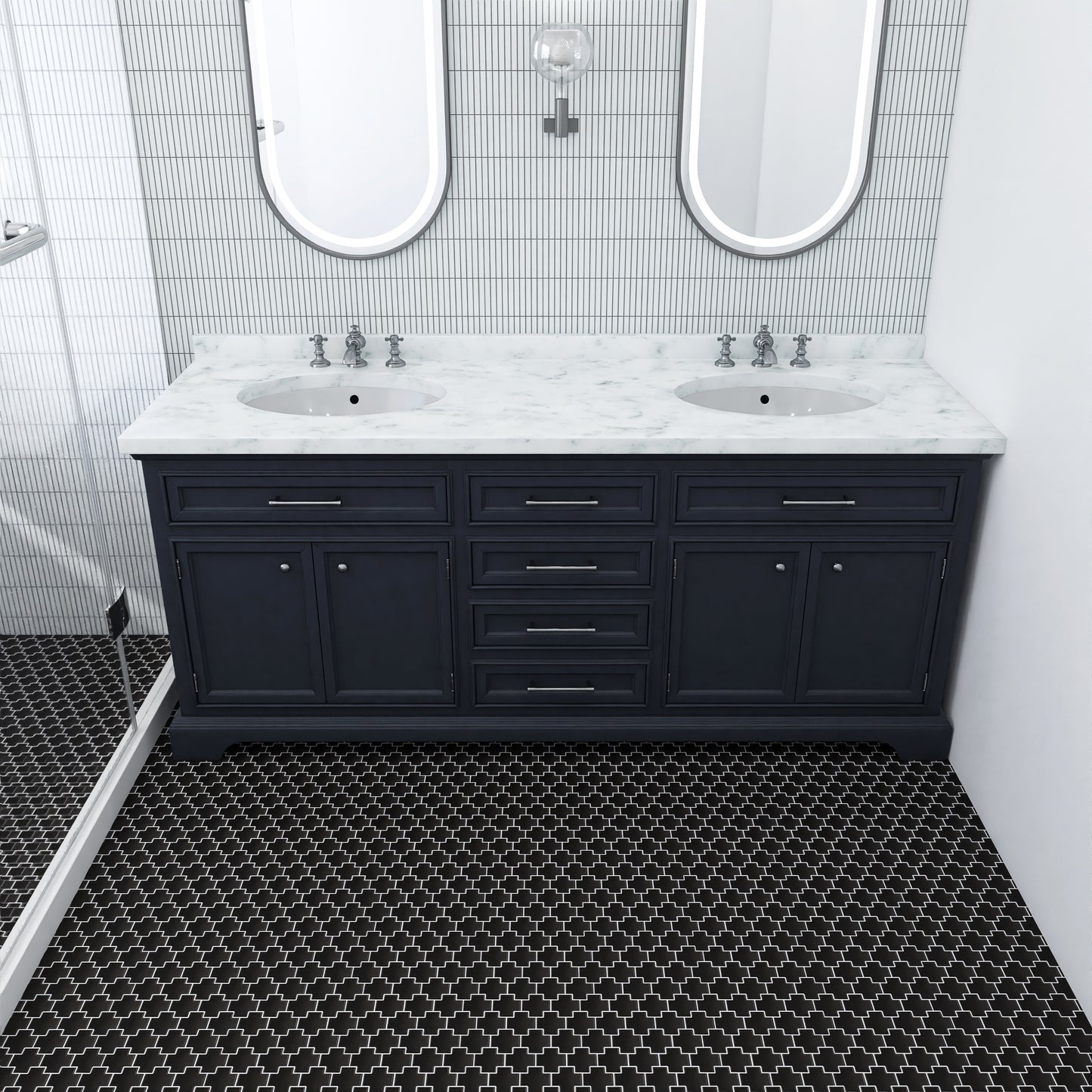 Shapes Cross Mosaics