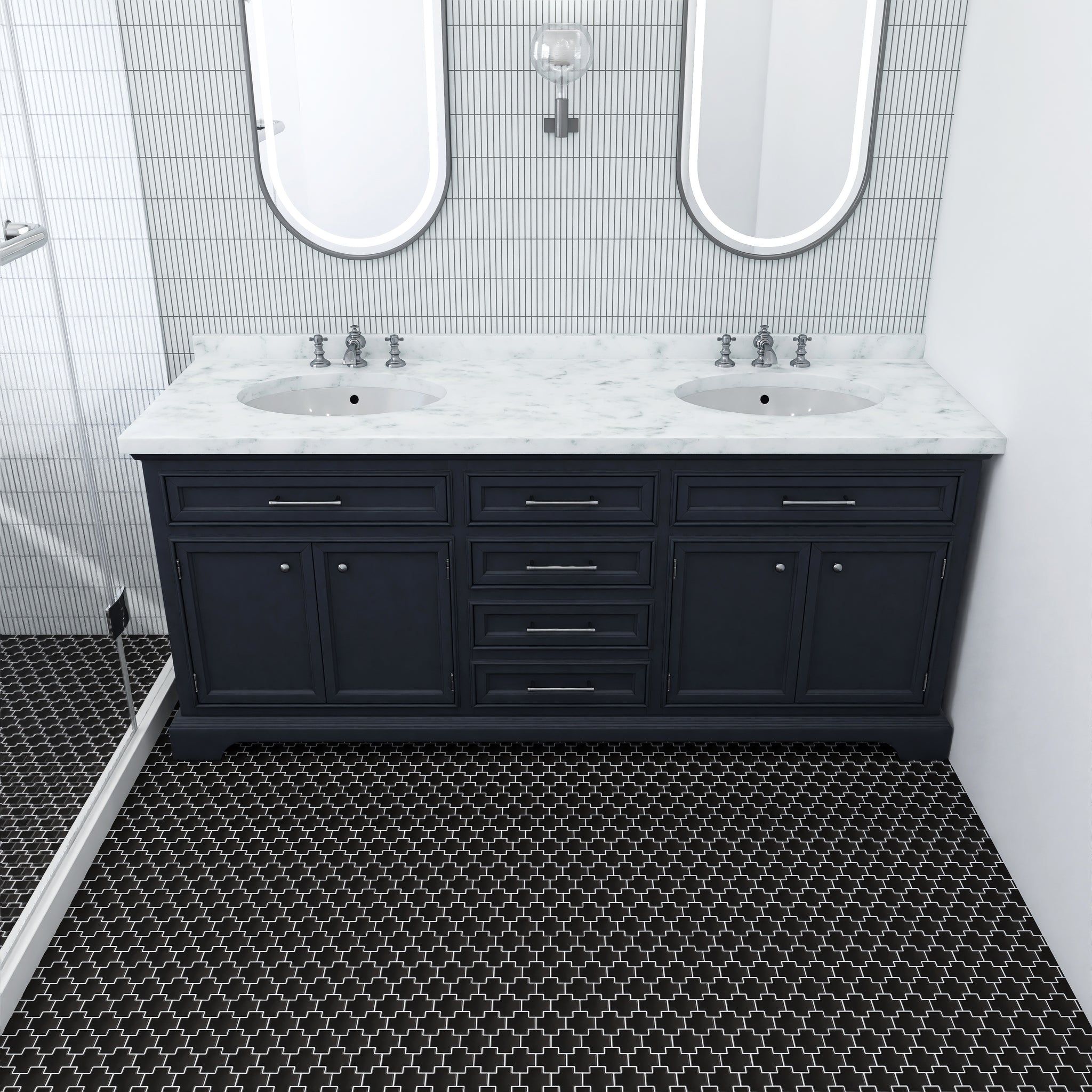 Shapes Cross Mosaics