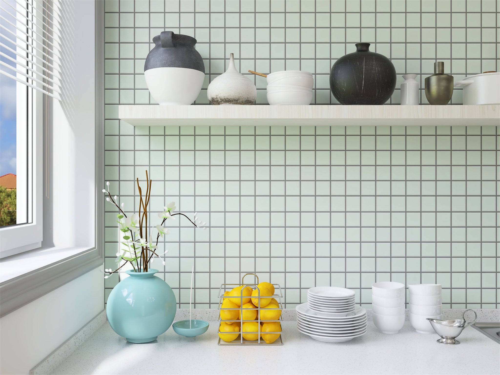 Porcelain Glazed Square Mosaics