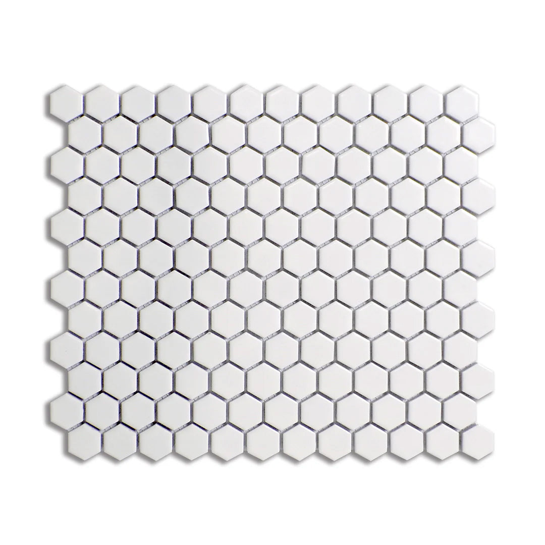 Porcelain Glazed Hex Mosaics